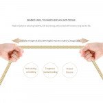 Wholesale 3 in 1 IP Lighting Type C Micro Metal Nylon Woven Aluminum USB Cable 4ft for iPhone, iDevice (Gold)